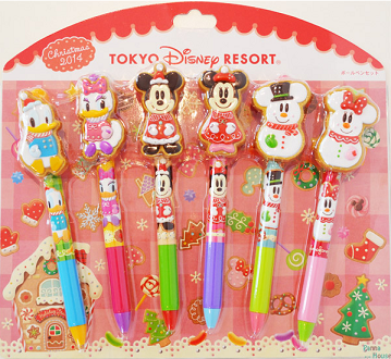 東京ディズニーリゾート限定 14クリスマス ミッキー ミニー デイジー ドナルド 雪だるまのボールペン6本セットを購入しよう ディズニー限定 グッズ情報ブログ